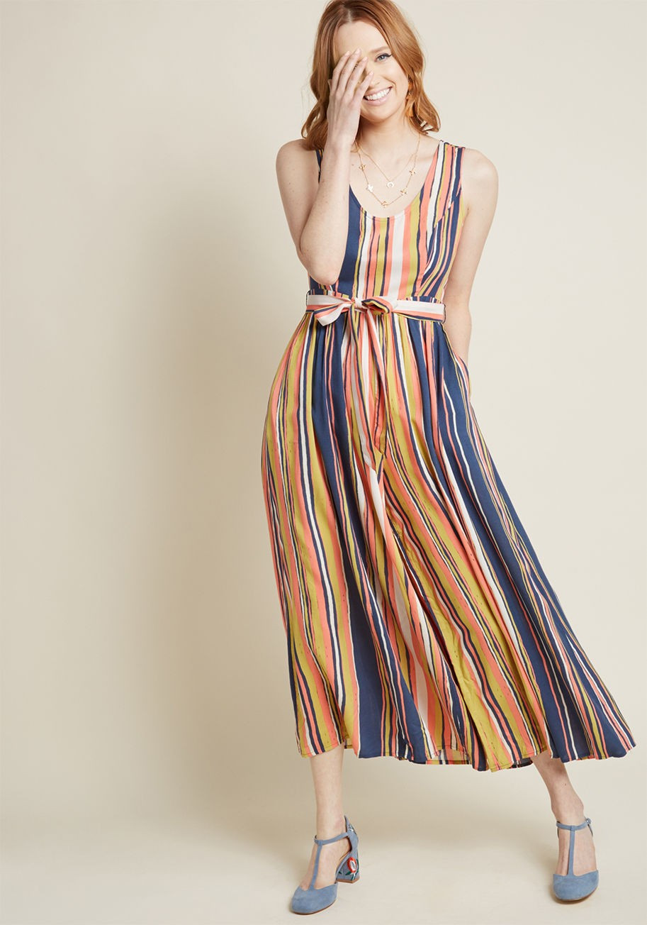 Unbridled Enthusiasm Wide-Leg Jumpsuit | Modcloth