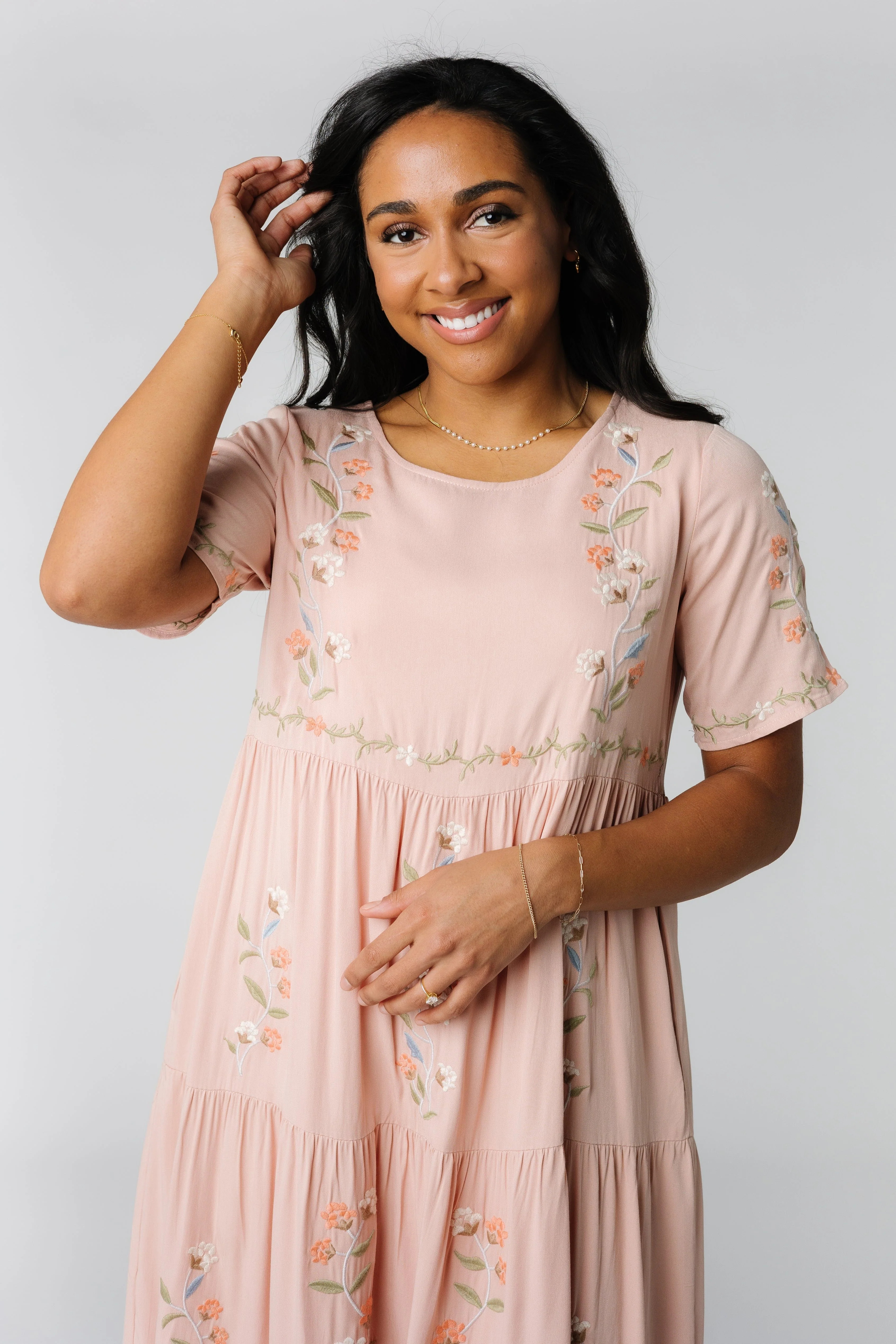 Cathy Embroidered Pocket Dress | Called To Surf