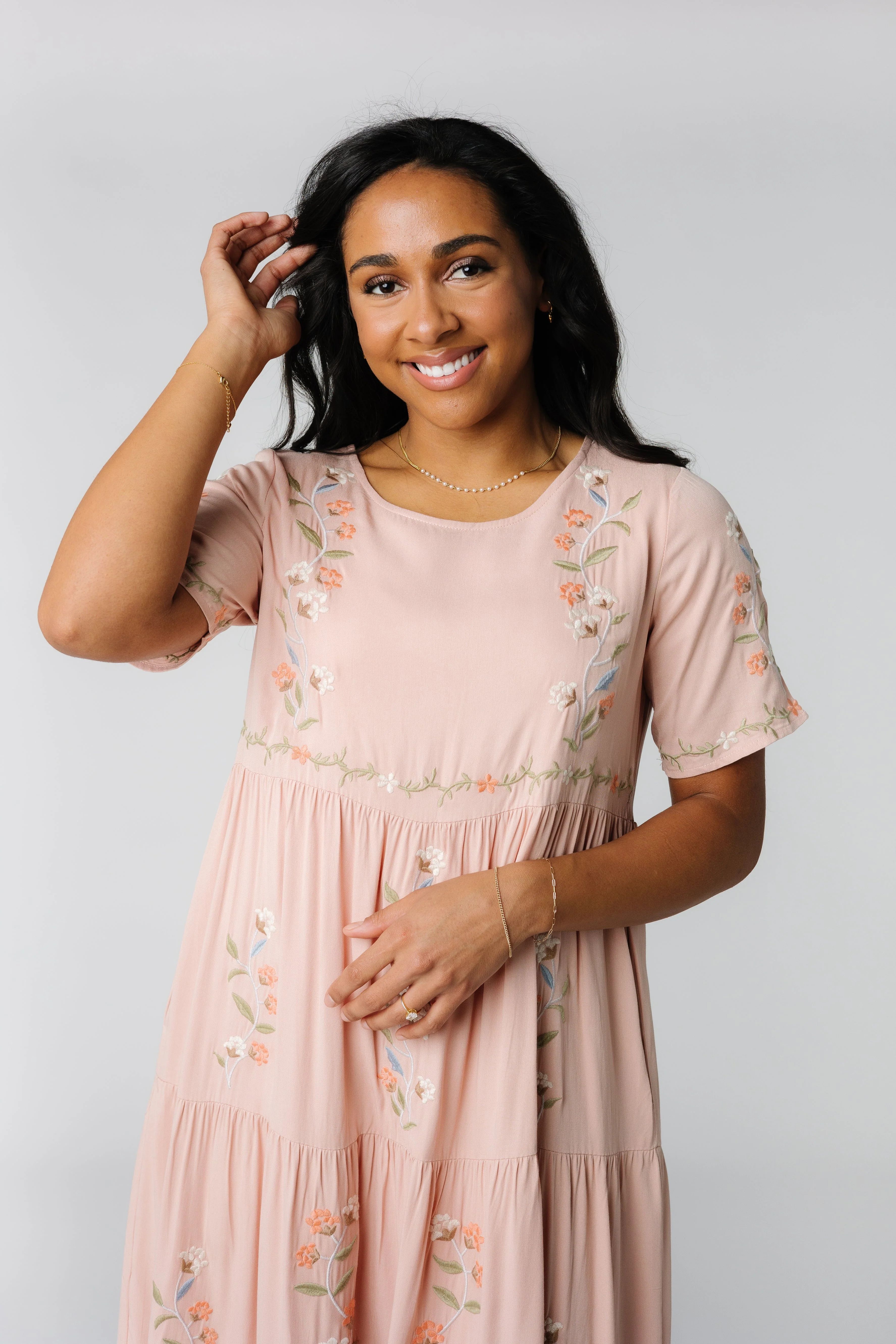 Cathy Embroidered Pocket Dress | Called To Surf