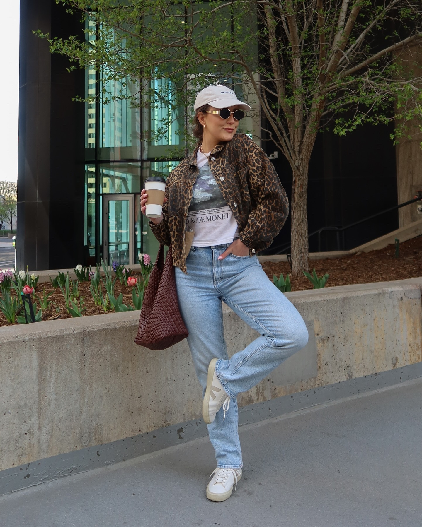 *busy running errands*
the errands: coffee & Trader Joe’s
.
.
.
.
Spring aesthetic, spring outfit inspo, easy outfit ideas, Pinterest moodboard, leopard denim jacket, early spring style, minimal style, errands outfit  #springoutfitideas #springootd #springstyle #errandsoutfit #easyoutfit