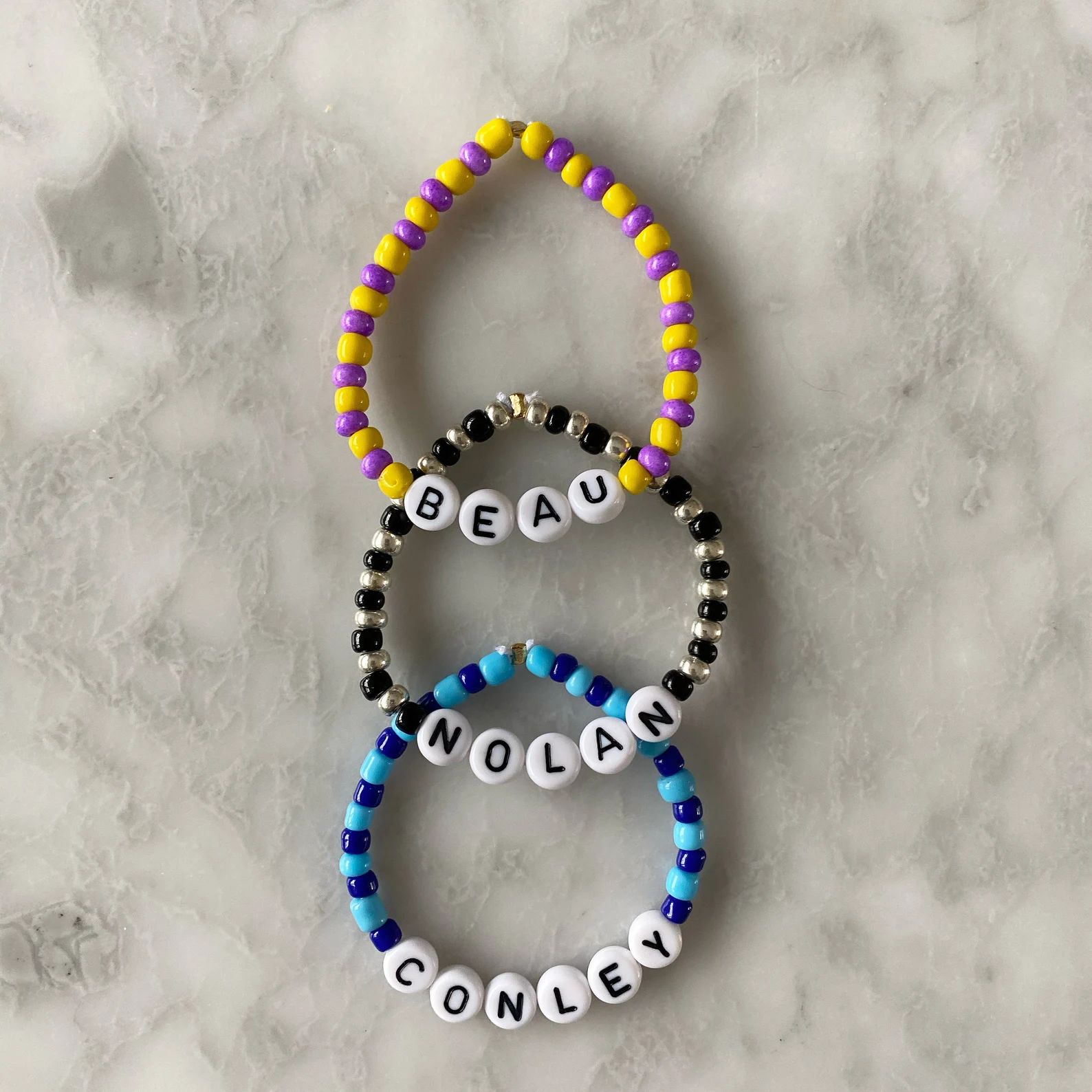 Custom and personalized children name bracelets | Etsy (US)