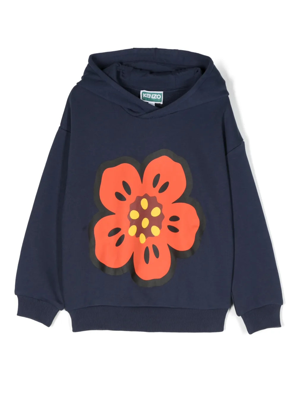 Kenzo Kids Boke Flower-patch Hoodie - Farfetch | Farfetch Global