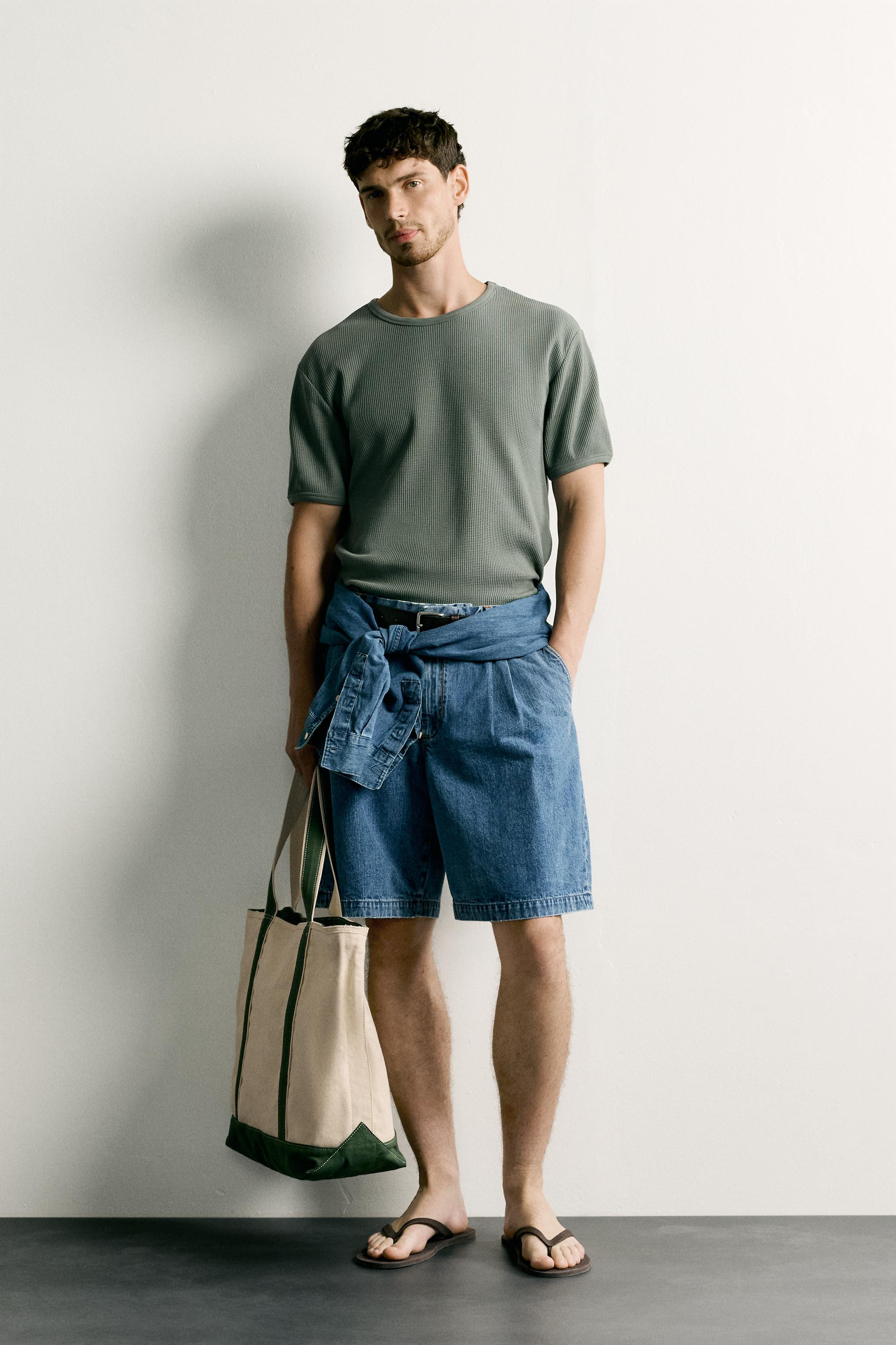 WAFFLE TEXTURE T-SHIRT | Zara US
