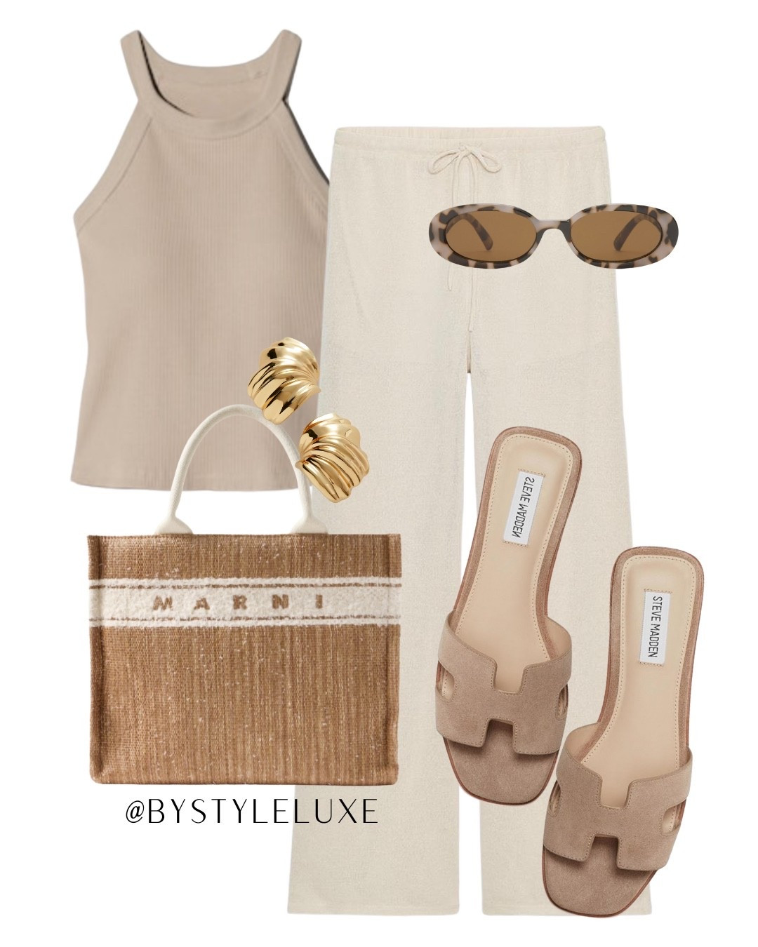 SUMMER NEUTRALS - a pretty day neutral look, perfect for a city break 

#summeroutfit #holidayoutfit #summersandals

#LTKsummer #LTKbag #LTKeurope