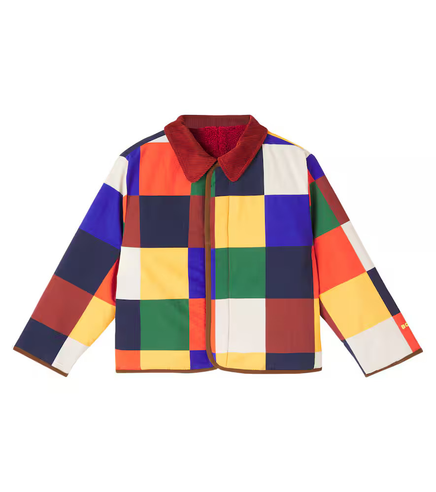 Bobo Choses Multicolor Tiles reversible padded jacket | Mytheresa (US/CA)
