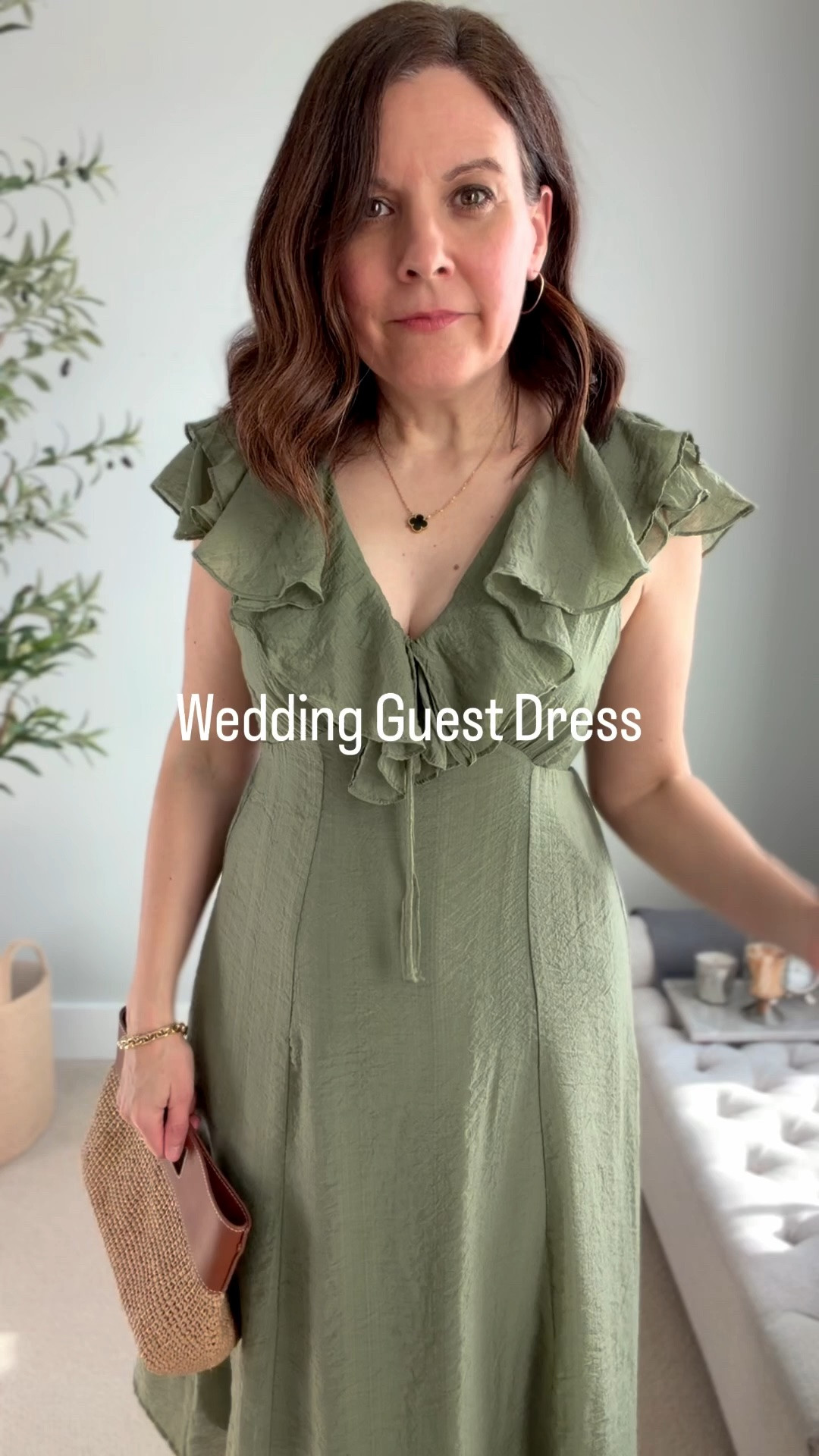 Wear this for a summer wedding, graduation or Mother’s Day. The ruffles up top are a great option if you have a small and slim upper body. I’m in a Medium. It comes in multiple colors and prints. It’s on major sale right now.

#LTKOver40 #LTKMidsize #LTKSaleAlert