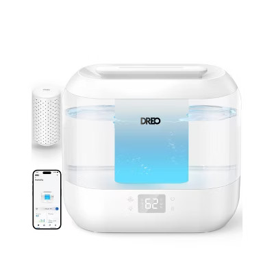 Dreo 1gal Cool Mist Smart Ultrasonic Humidifier for Room, Essential Oil Diffuser & Nightlight, Touch Control: ETL Listed, 32hr Run Time | Target