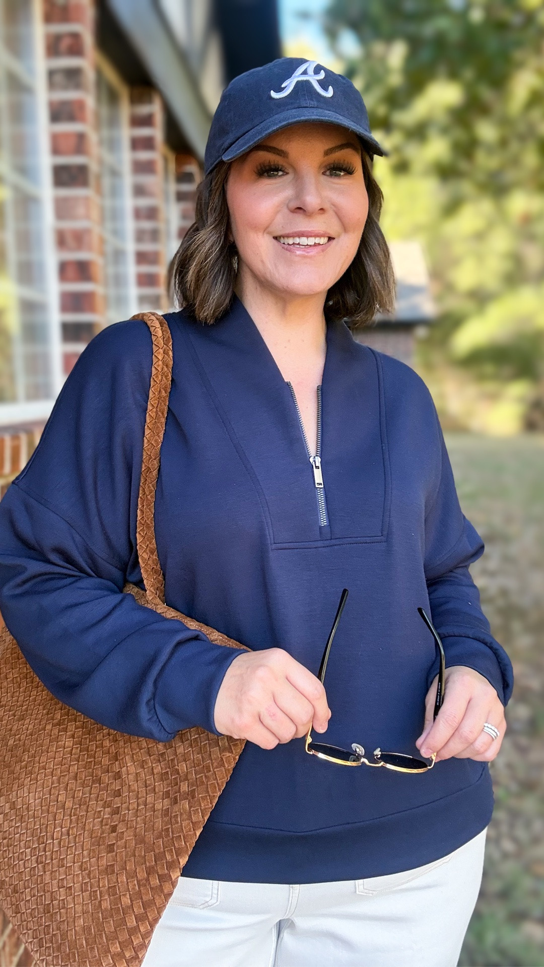 These Spanx cropped jeans are some of my favorites and this creamy color is perfect for fall! They're already on sale with an EXTRA 30% OFF!!!!! Wearing the 1X. Pullover is also Spanx and not on sale but you can use code JENTAYLORXSPANX on your first order of regularly priced items.  

 #LTKootd #LTKOver40 #LTKMidsize