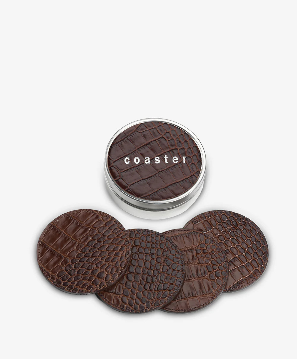 4 Coasters with Tin Box | GiGi New York / Graphic Image