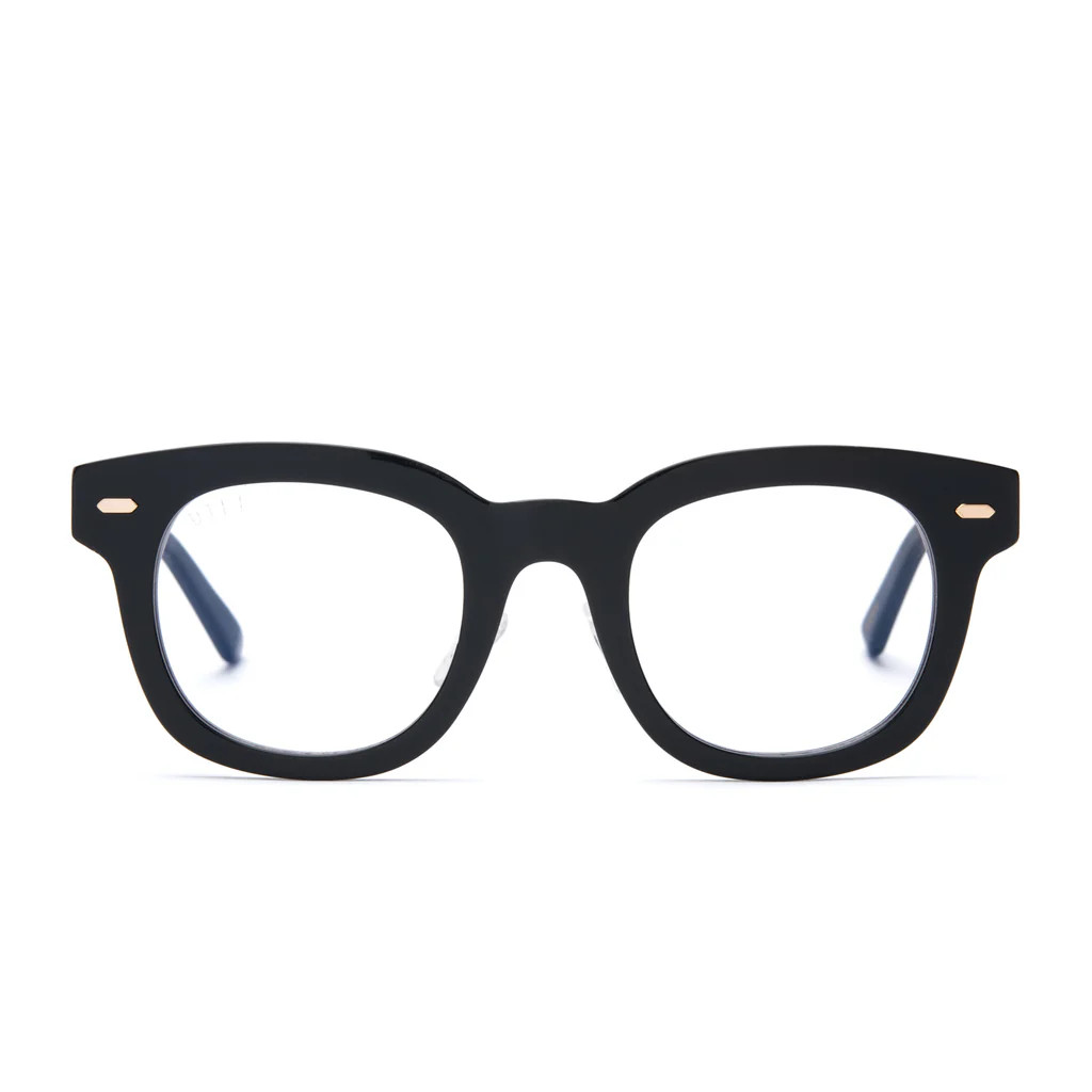 SUMMER - BLACK + CLEAR GLASSES | DIFF Eyewear