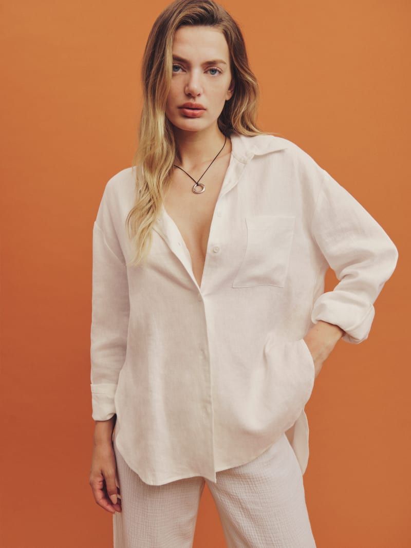 Will Oversized Linen Shirt | Reformation (US & AU)