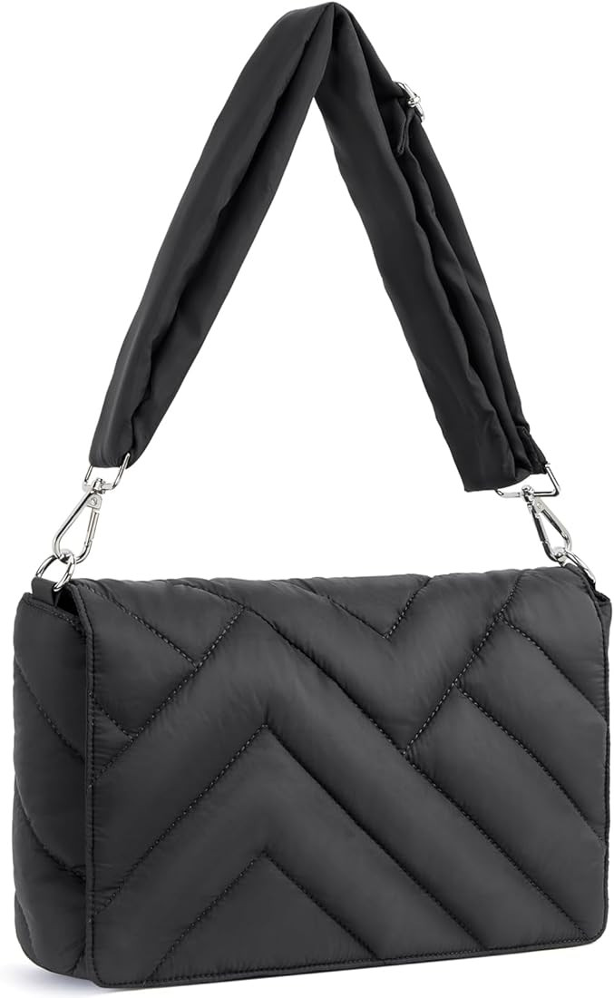 BOSTANTEN Quilted Crossbody Bags for Women Puffer Bag Designer Purse Lightweight Shoulder Handbag... | Amazon (US)
