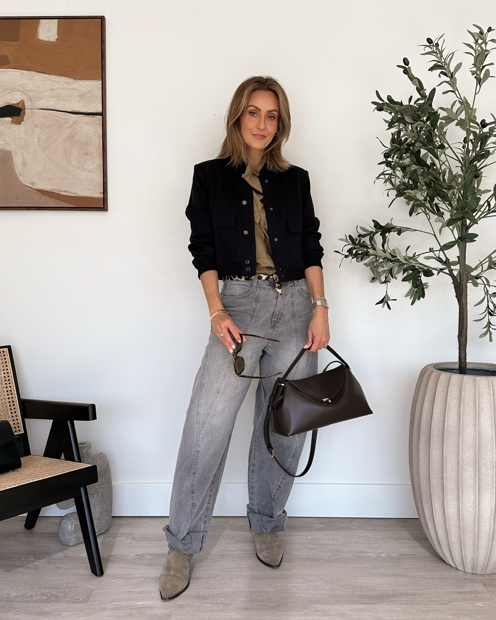 Loving how this look came together around these amazing jeans! You guys loved this top when I wore it in Dallas which made me love it even more too! Nothing like some layers on a fall Indiana day! 

#LTKStyleTip #LTKSeasonal #LTKSaleAlert