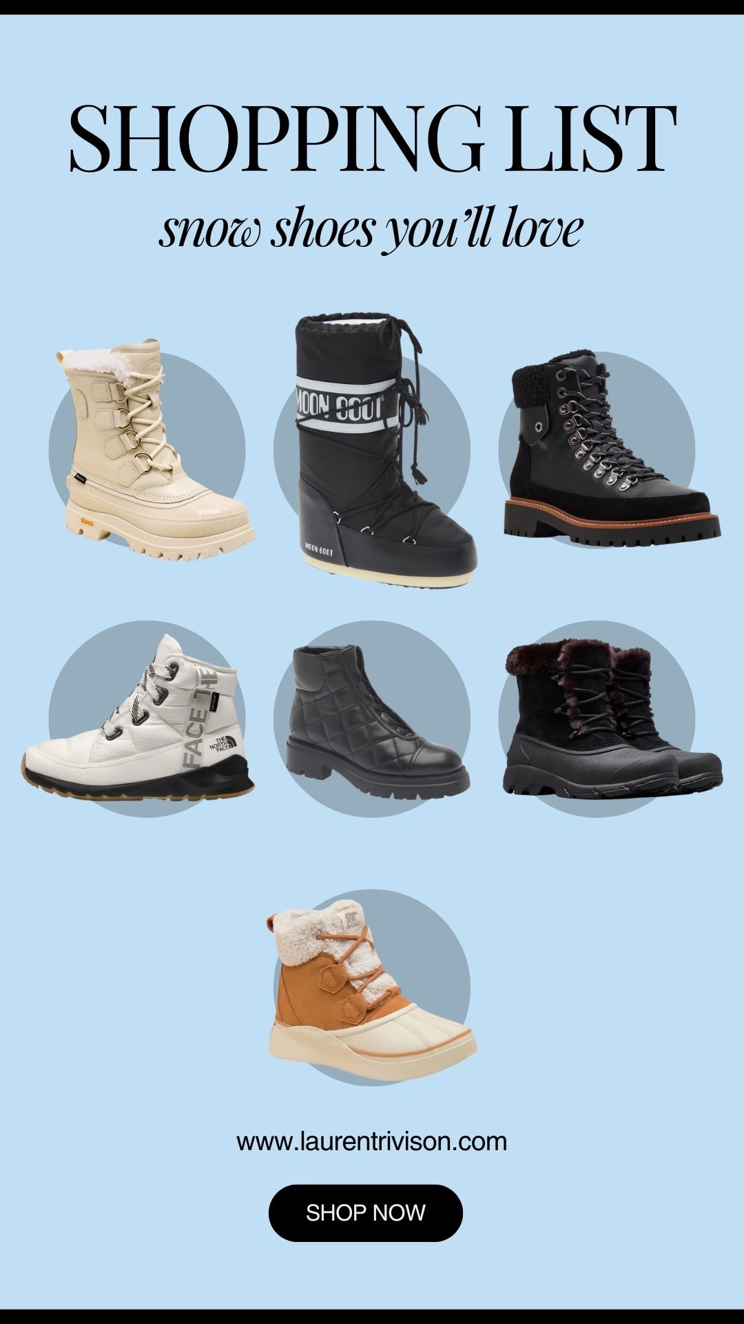 Snow shoes you’ll love ❄️ Practical meets cute — perfect for snowy days and winter strolls.

#LTKU #LTKSeasonal #LTKootd