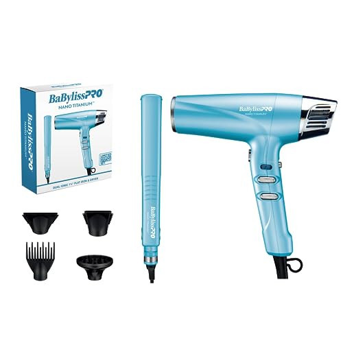 BaBylissPRO Dual Ionic 1 1/4" Flat Iron & Hair Dryer Limited Edition Prepack | Amazon (US)