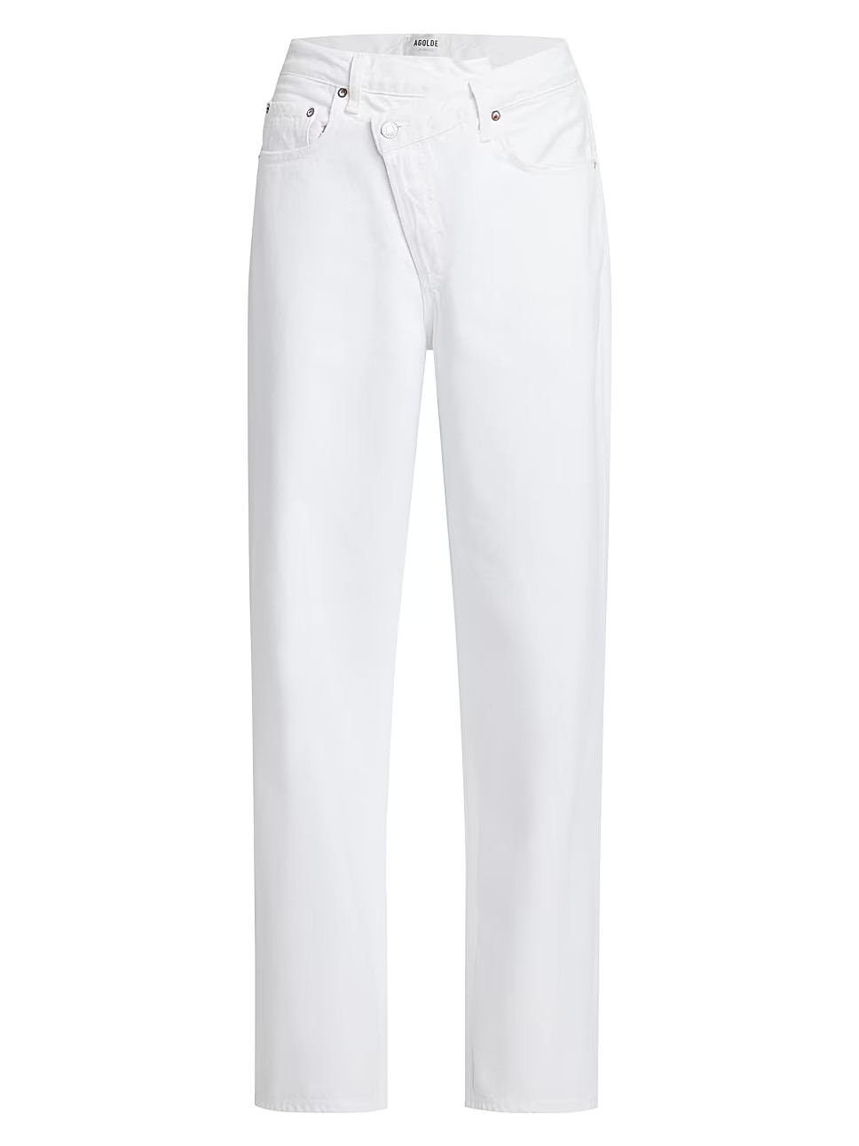 Crisscrossed Wide-Leg Jeans | Saks Fifth Avenue