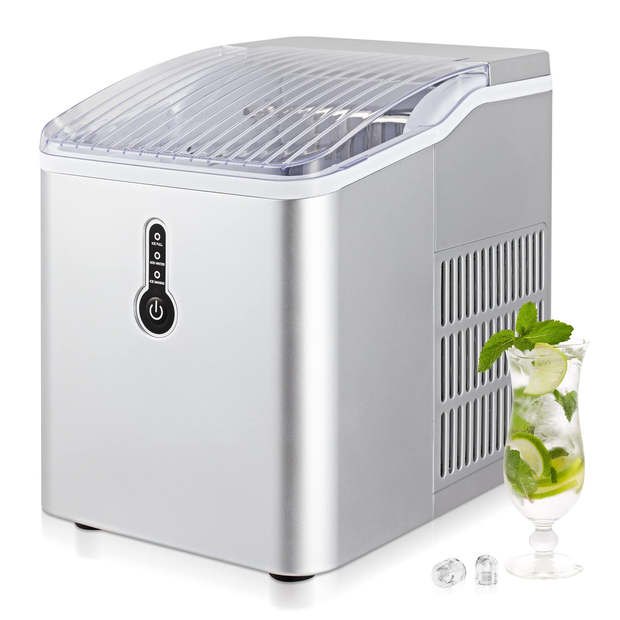 Electactic Ice Maker Countertop, Efficient Easy Carry Ice Maker, Self-Cleaning Ice Maker with Ice Sc | Amazon (US)