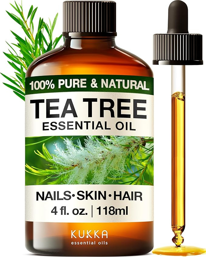 Kukka Tea Tree Oil for Skin, Healthy Hair & Toenails - Huge 4 Fl Oz - 100% Pure Natural Australia... | Amazon (US)