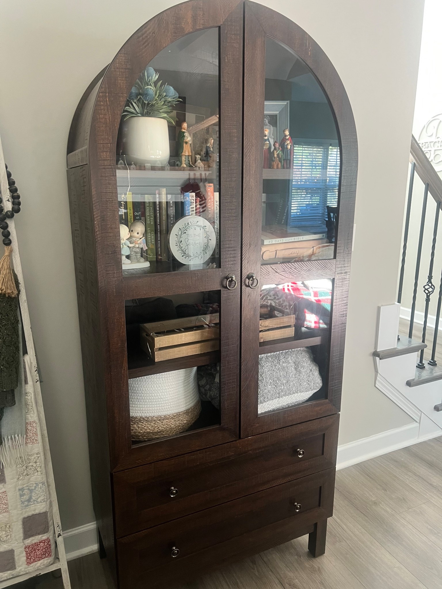 Arched Bookcase 71” tall.. BUY THIS!! I am in love with this cabinet  

#LTKHome