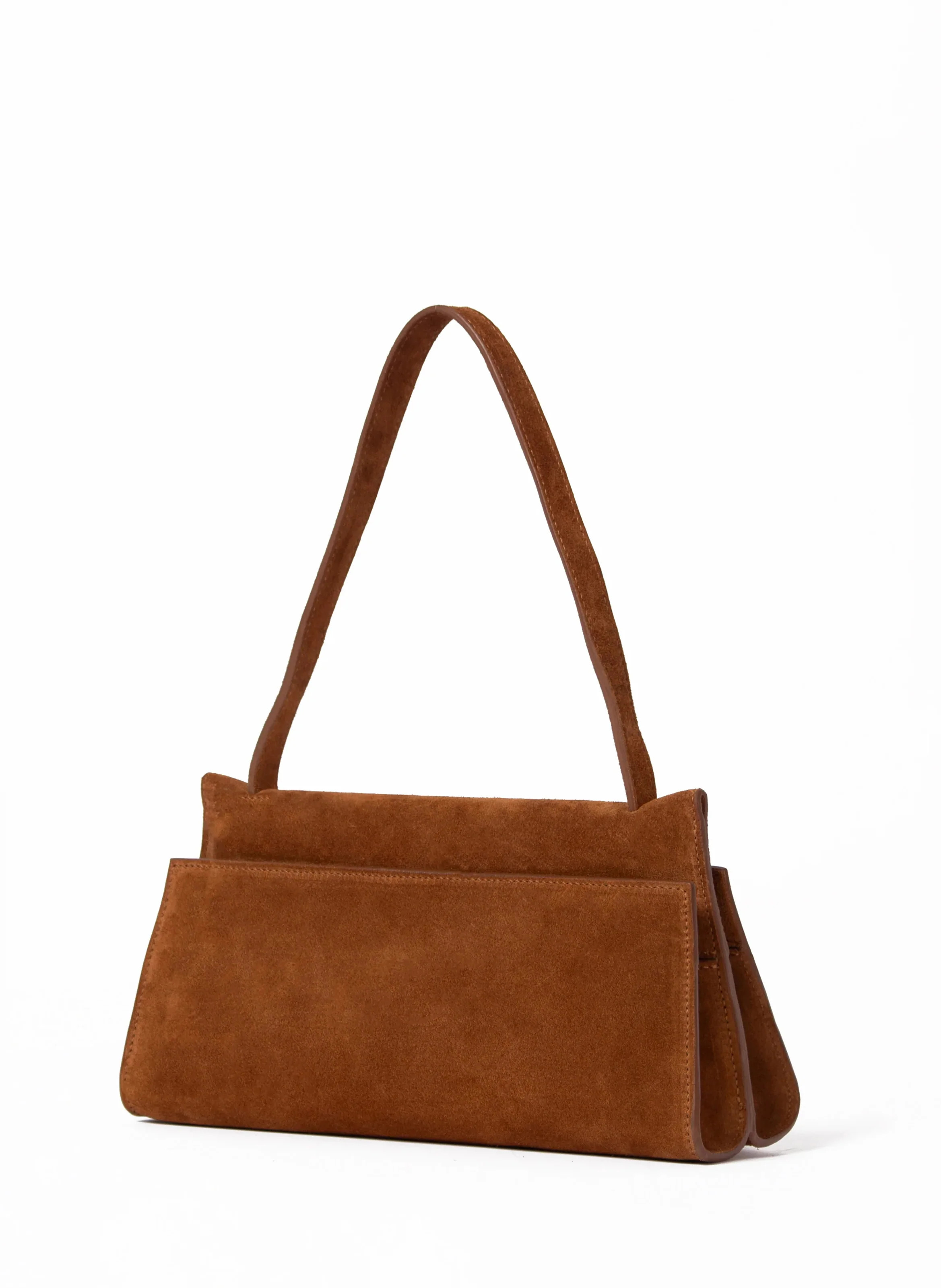 Long Papillon Suede Cognac | Elleme