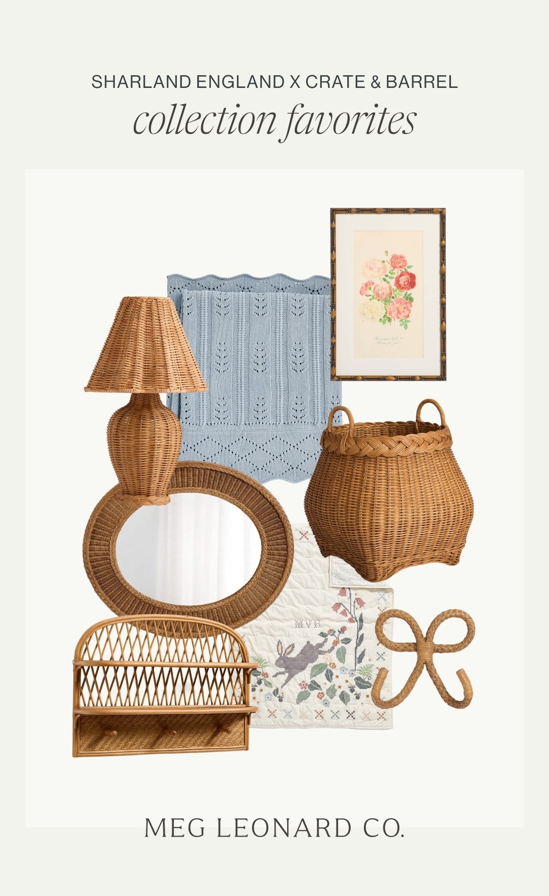 New collection alert! Cottage coastal style from sharland England and crate and barrel 