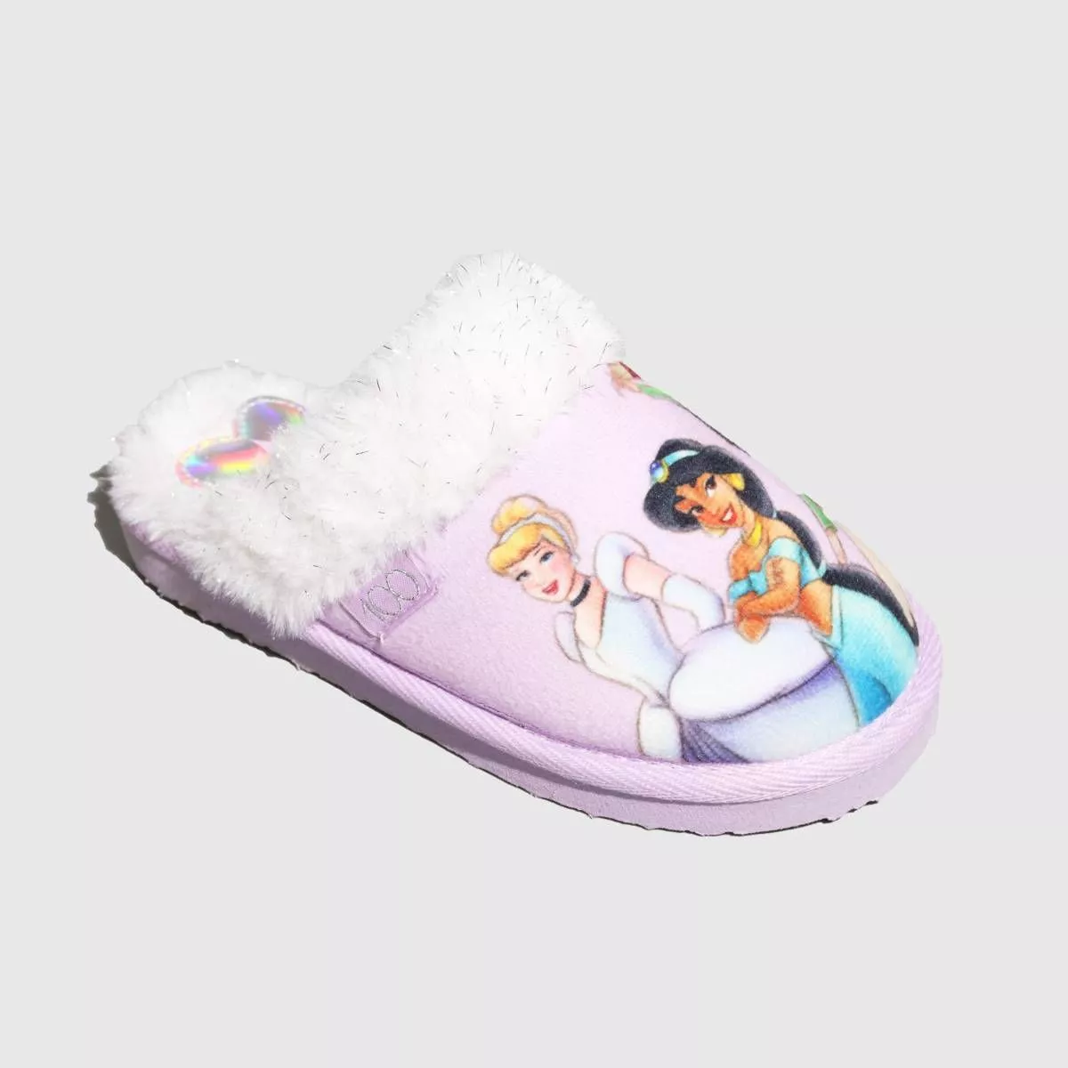 Dluxe By Dearfoams Girls' Happy Face Scuff Slippers - Light Pink