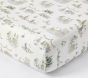 Riley Sheehey English Garden Organic Crib Fitted Sheet | Pottery Barn Kids