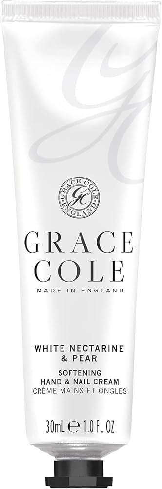 Grace Cole White Nectarine & Pear Moisturising Hand and Nail Cream 30ml - Essential Oils - Vegan ... | Amazon (UK)