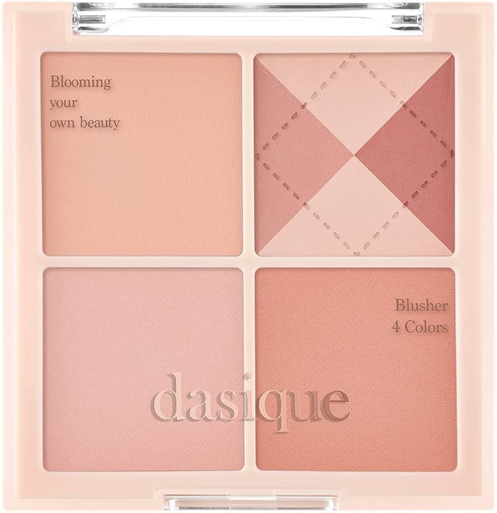 Dasique Blending Mood Cheek #04 Beige Knit l Vegan, Cruelty-Free l 4 Blendable Shades in Lightwei... | Amazon (US)