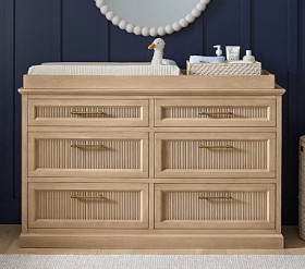 Blake 6-Drawer Dresser & Topper Set (56w x 19"d) | Pottery Barn Kids