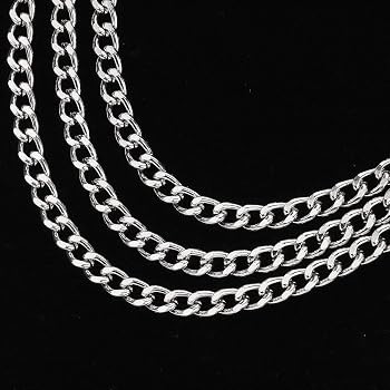 Glamorstar Multilayer Metal Waist Chain Dress Belts Metal Belt for Women | Amazon (US)