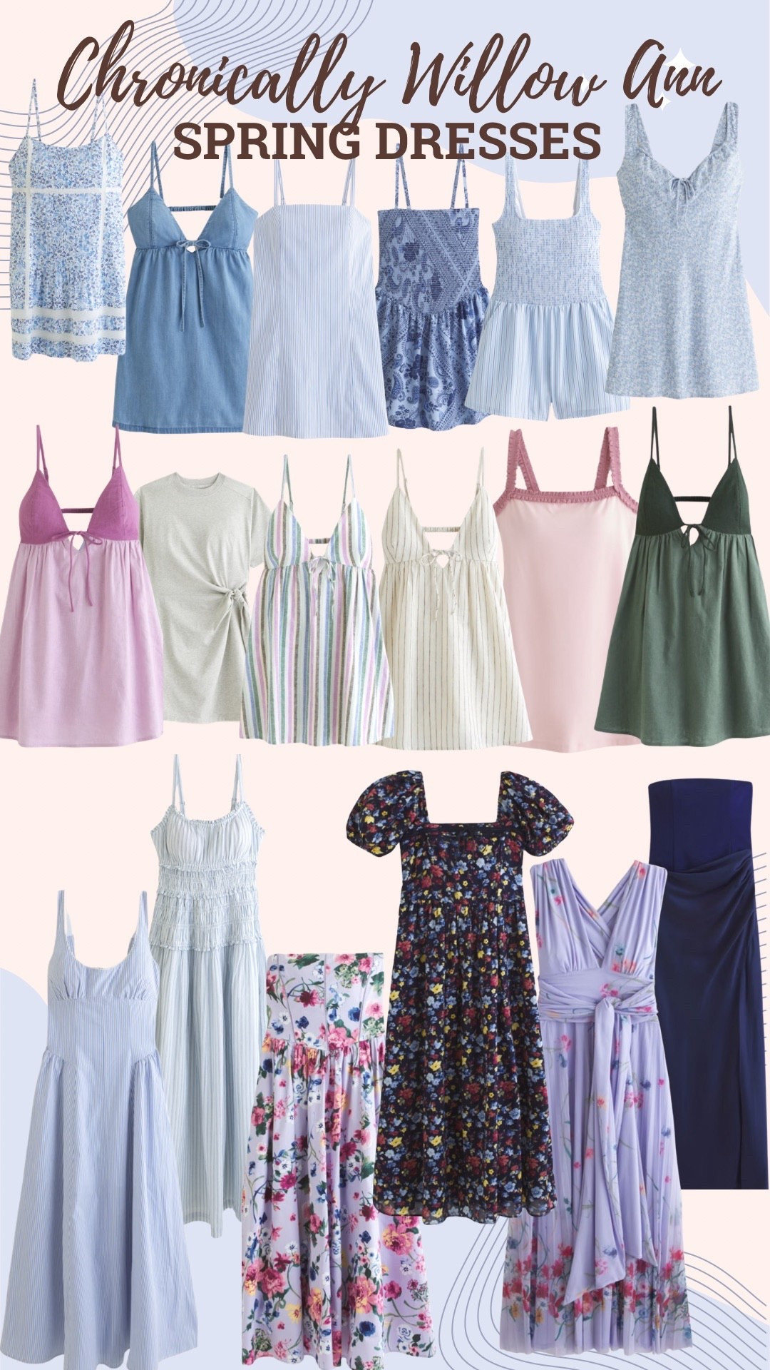 Gorgeous dresses that will fit literally any occasion. Perfect for church. Perfect for date night. Dresses for wedding guest looks. Dresses for baby or bridal showers, dresses for birthday dinner. Dresses for every day. Dresses for running errands. 

#LTKootd #LTKTall #LTKMothersDay