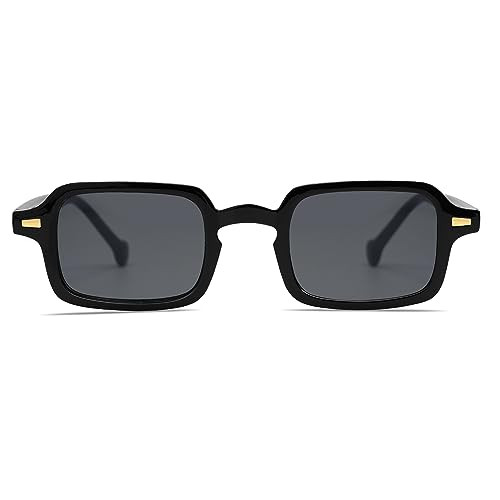VANLINKER Retro Small Rectangle Sunglasses for Women Men Trendy Square Vintage Shades VL9749 | Amazon (US)