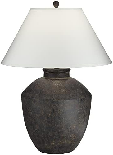 Pacific Coast Lighting 64V99 Massa Black Terracota 1-Light 150W Table Lamp | Amazon (US)