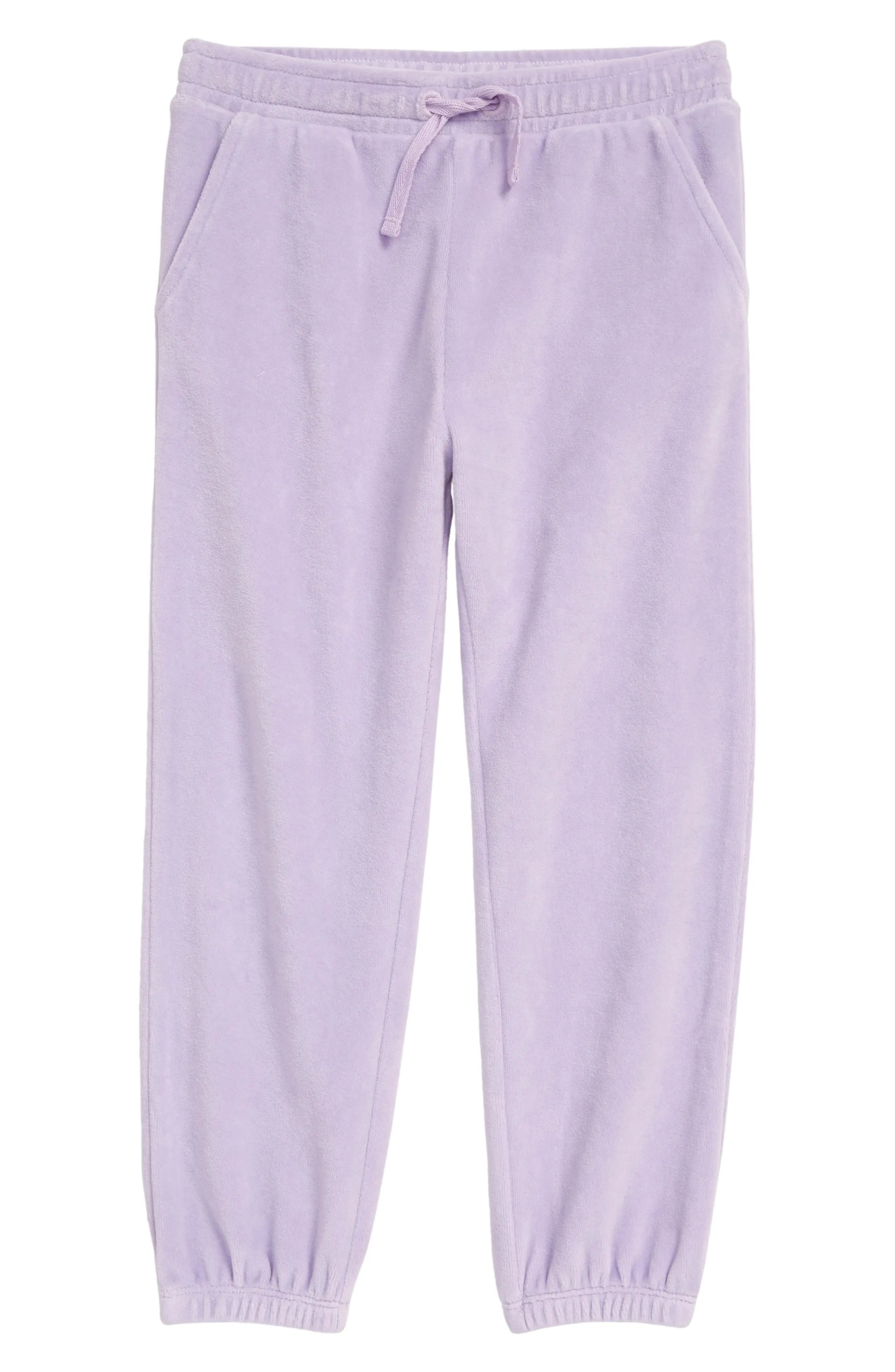 Open Edit Easy Cotton Blend Sweatpants in Purple Secret at Nordstrom, Size 4 | Nordstrom
