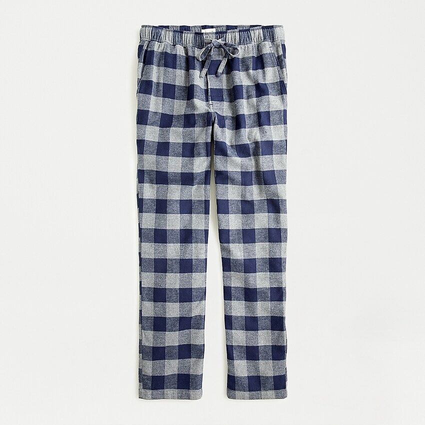 Flannel lounge pant in buffalo check | J.Crew US