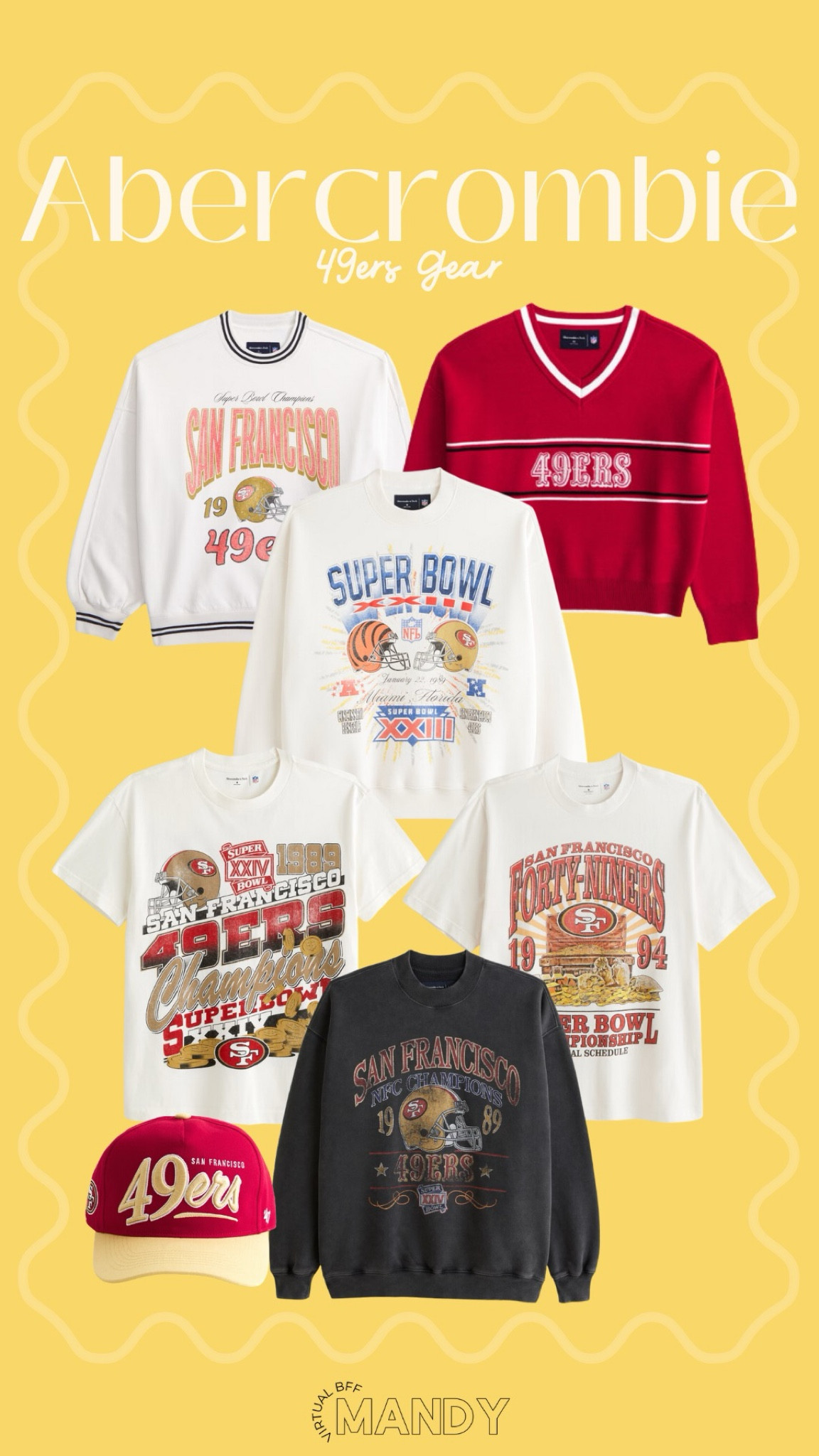 Abercrombie, new arrivals, San Francisco, 49ers, NFL, football game, game day outfits 

#LTKMidsize #LTKSeasonal #LTKStyleTip