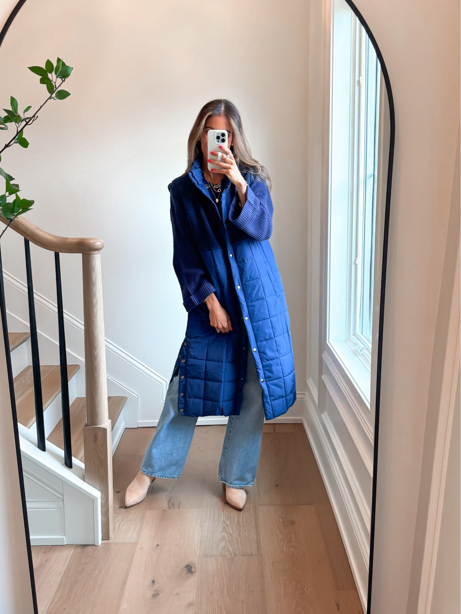 Wearing a small sweater and size 24 jeans and small sweater 

#LTKootd #LTKSaleAlert #LTKSeasonal