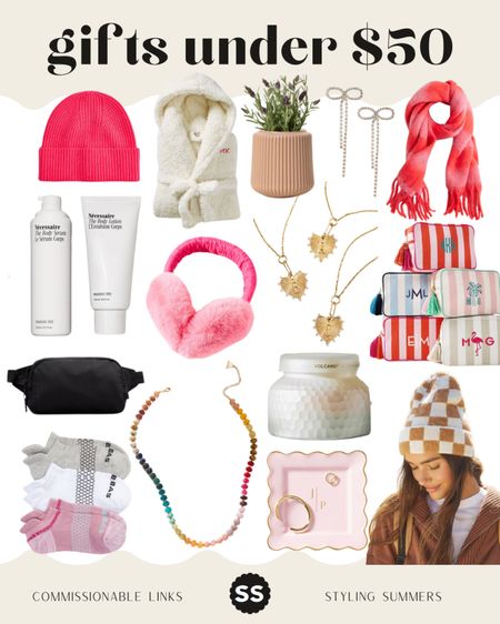 Gifts under $50 for her! 

#LTKGiftGuide #LTKHoliday #LTKsalealert