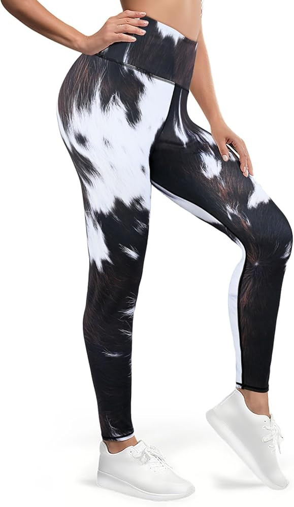 High Waisted Yoga Pants for Women 4-Way Stretch Soft Running Workout Leggings Athletic Yoga Pants | Amazon (US)