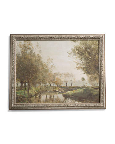 20x16 Ornate Frame The Creek Wall Art | TJ Maxx