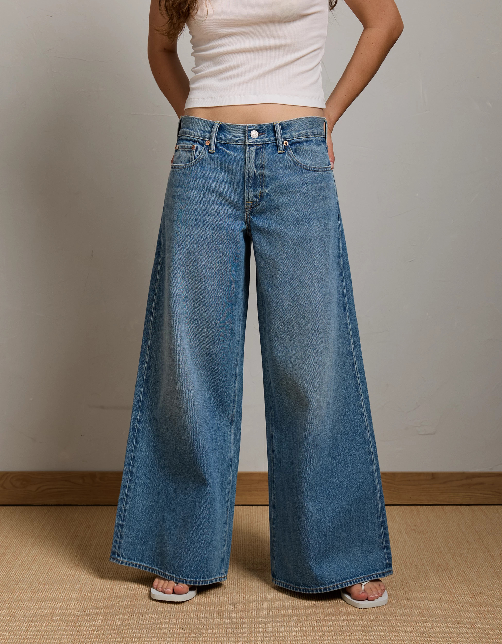 AE77 Premium Super Wide Jean | American Eagle Outfitters (US & CA)