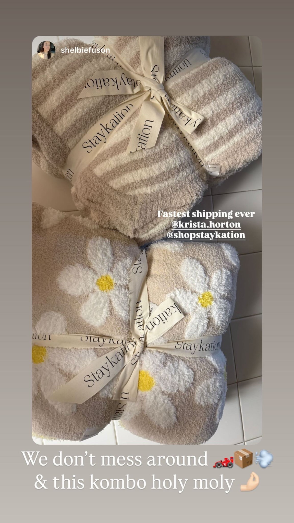 We don’t mess around 🏎️📦💨 
& this kombo holy moly 🤌🏻