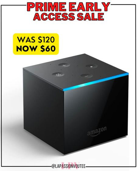 Amazon Prime Early Access Sale - Get these awesome deals!
Fire TV Cube, Hands-free streaming device with Alexa, 4K Ultra HD, includes latest Alexa Voice Remote


#LTKfamily #LTKsalealert #LTKhome