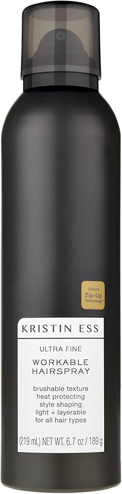 Kristin Ess Ultra Fine Professional Hairspray + Heat Protectant | Lightweight Hold for Women | Vo... | Amazon (US)