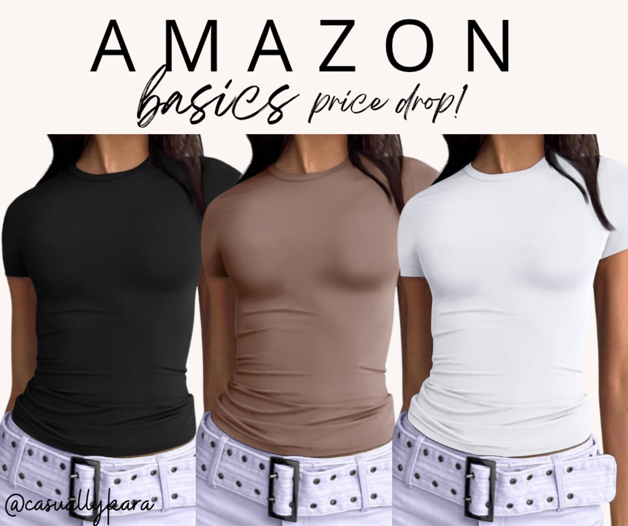 Women’s tee, tee shirt, fitted tee, basic fitted tee

#LTKActive #LTKFindsUnder50 #LTKSaleAlert