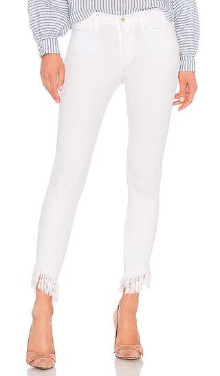 FRAME Le High Skinny Jean in Blanc | Revolve Clothing (Global)