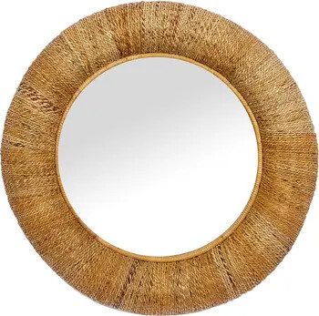 GINGER BIRCH STUDIO Wood & Rattan Mirror | Nordstromrack | Nordstrom Rack