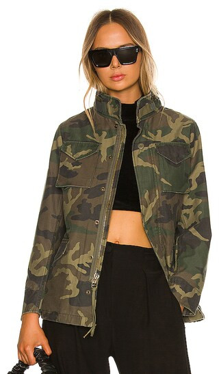 M-65 Mod Field Coat W in Woodland Camo | Revolve Clothing (Global)