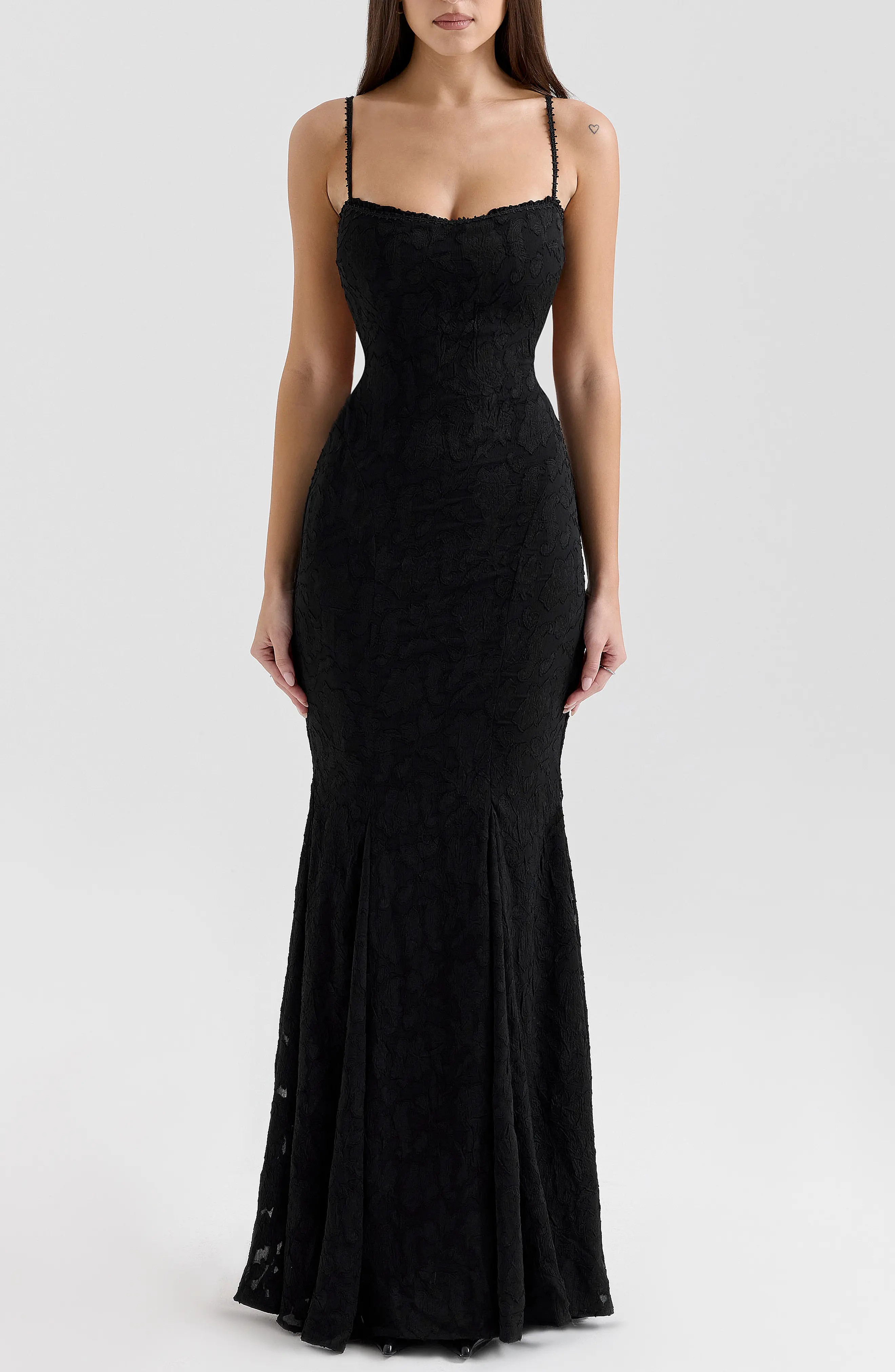 HOUSE OF CB Joan Floral Appliqu\u00e9 Mermaid Gown (Women) | Nordstrom | Nordstrom